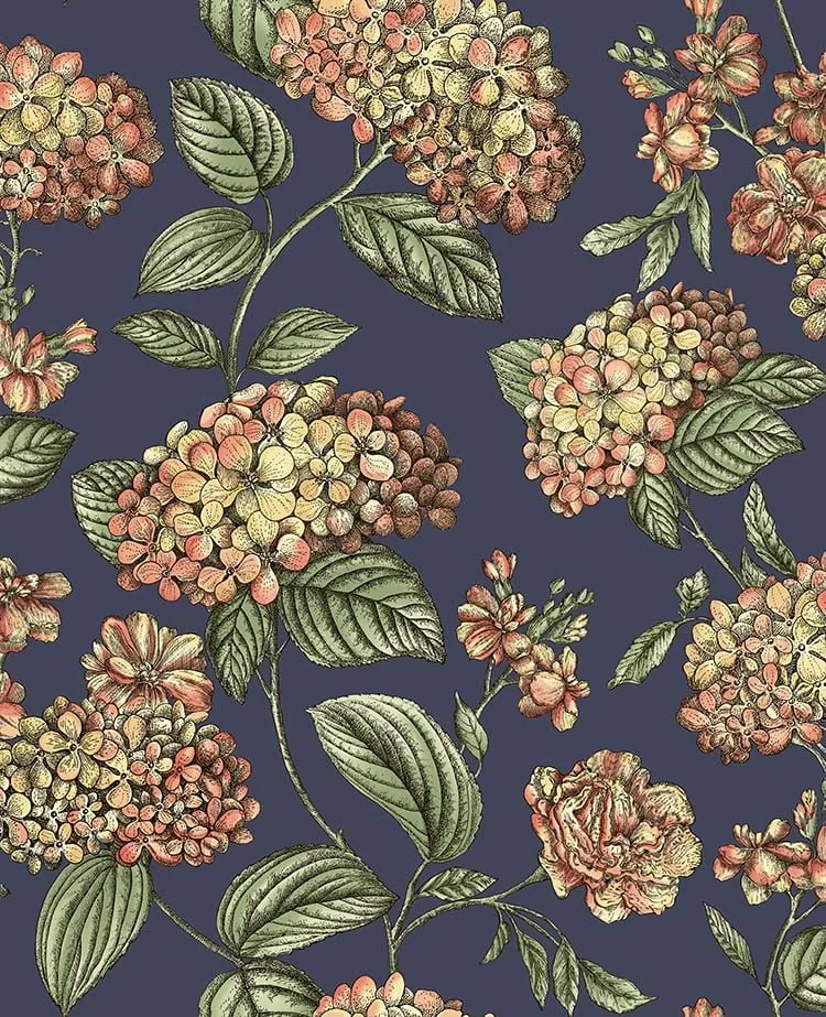 Cole&Son Ramo di Ortensia Tapete Hortensie
