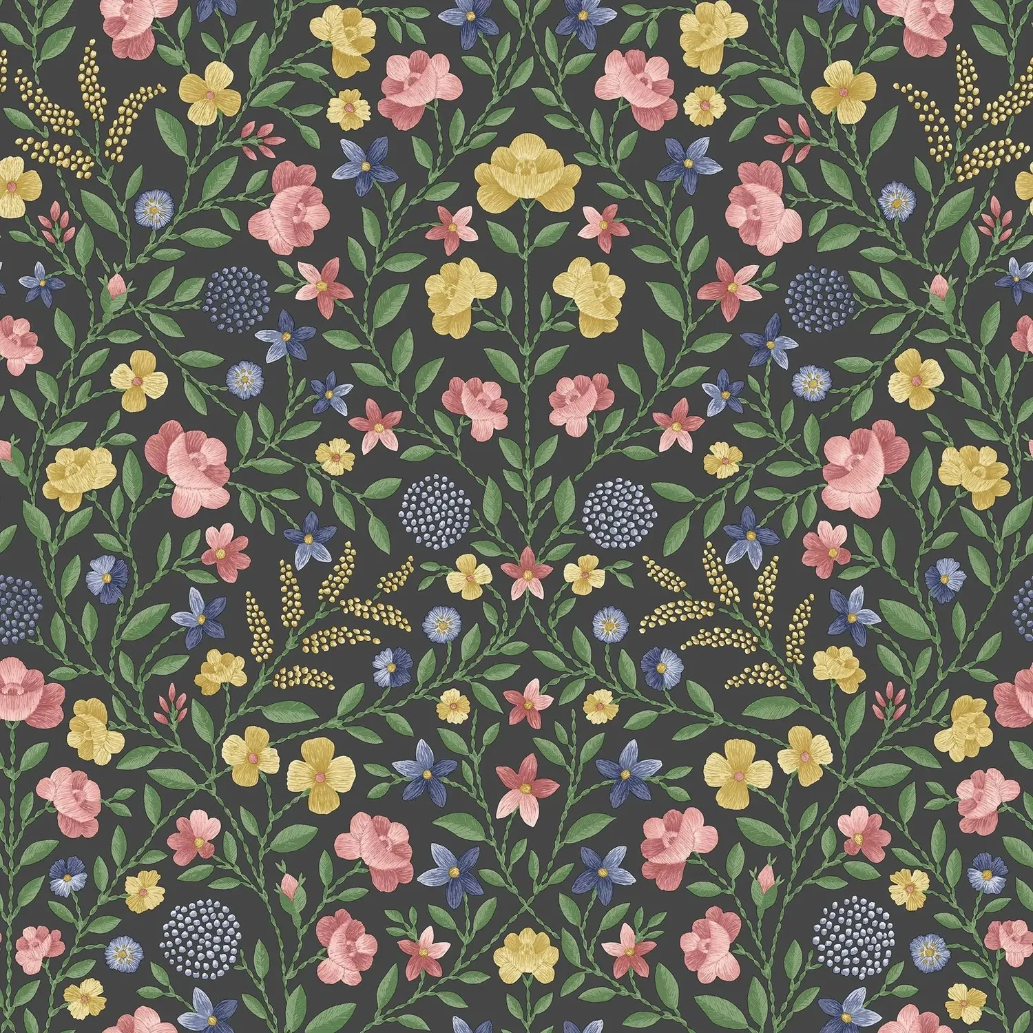 Cole&Son Court Embroidery Tapetenmuster – Stickerei