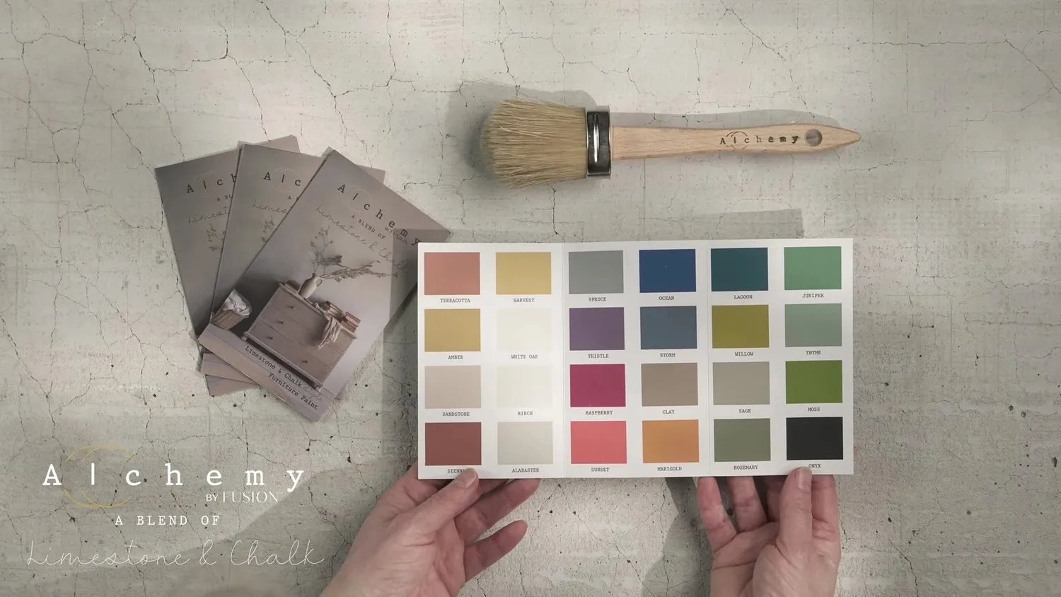 Fusion Mineral Paint Alchemy Farbkarte True to Colour Card