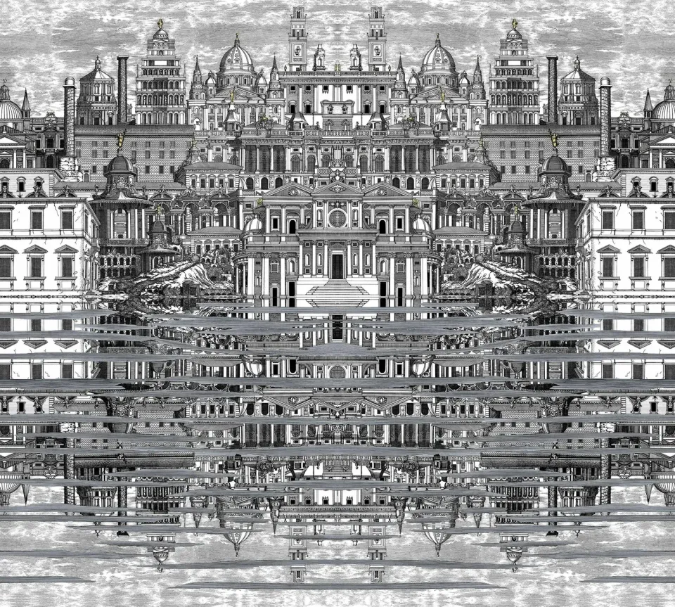 Cole & Son Riflesso Tapetenmuster Fornasetti