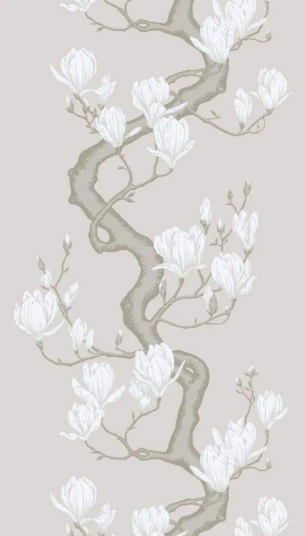Cole & Son Magnolia Tree Silk Tapetenmuster Seide