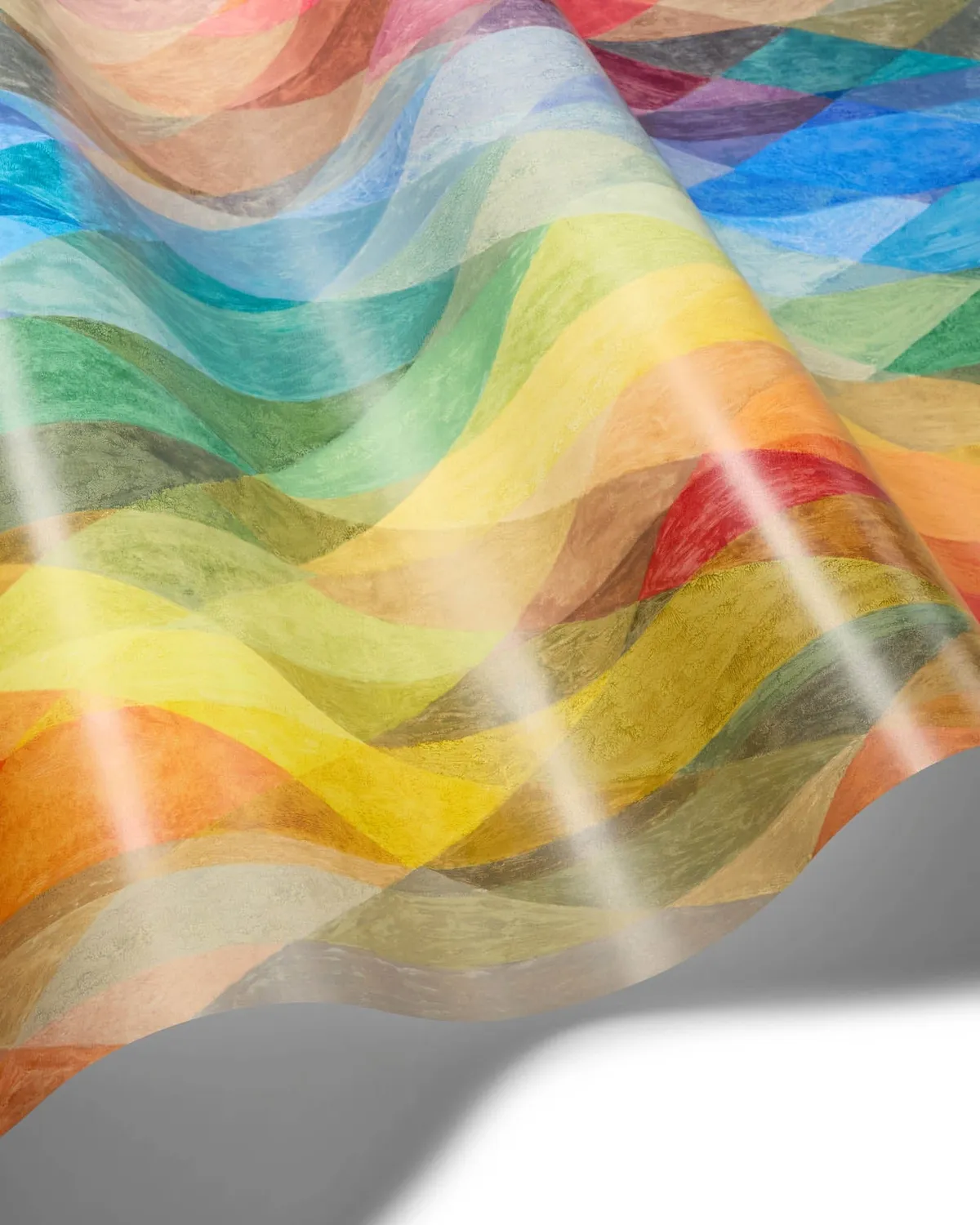 Cole & Son Painted Prism Tapetenmuster bunt