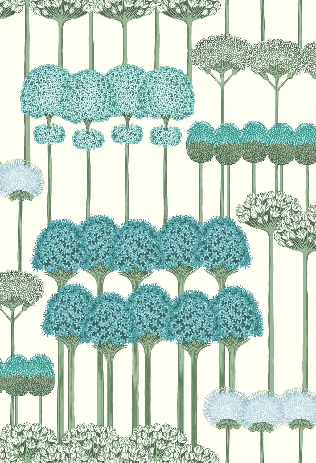 Cole & Son Allium Tapetenmuster Blumenranke