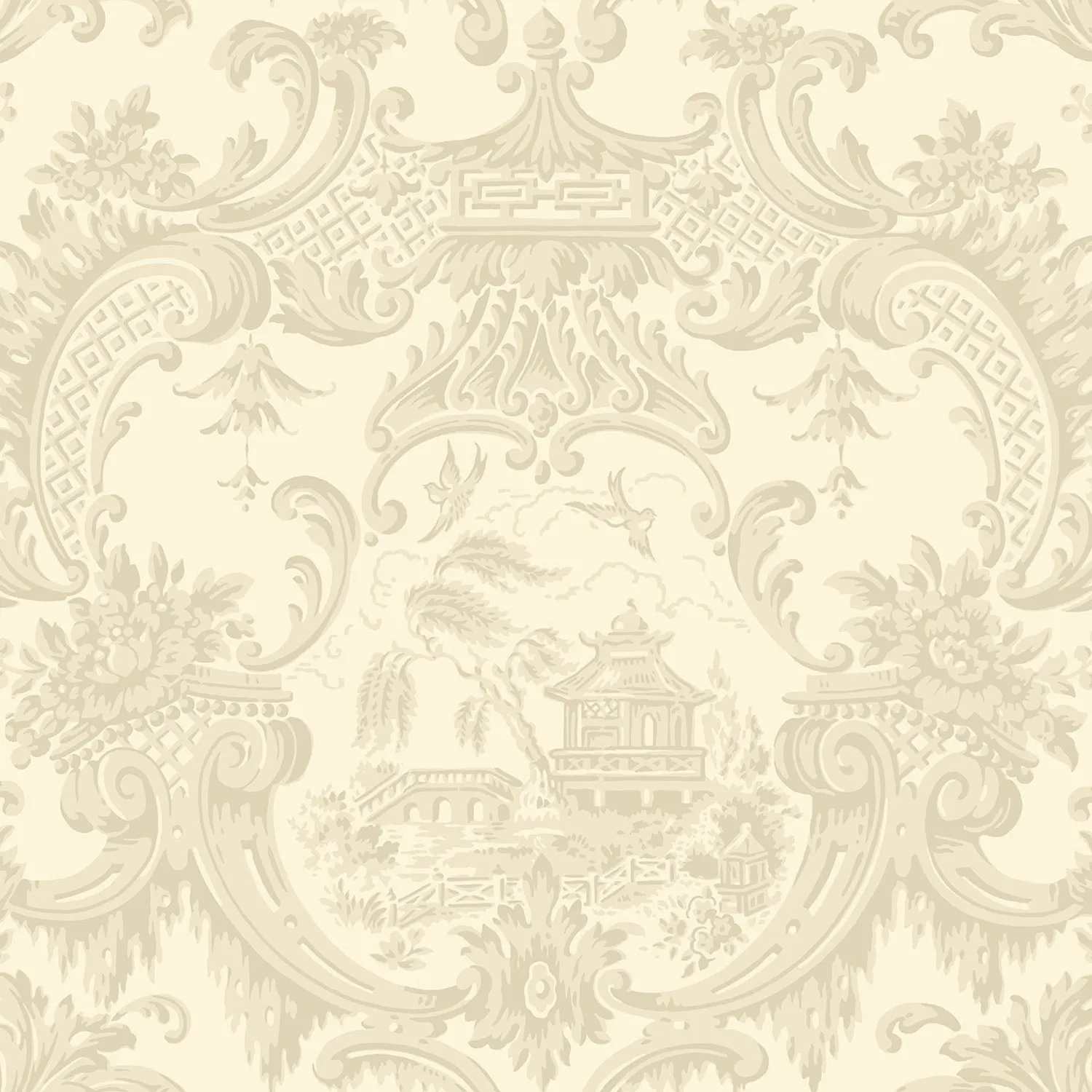 Cole & Son Chippendale China Tapete Toile de Jouy