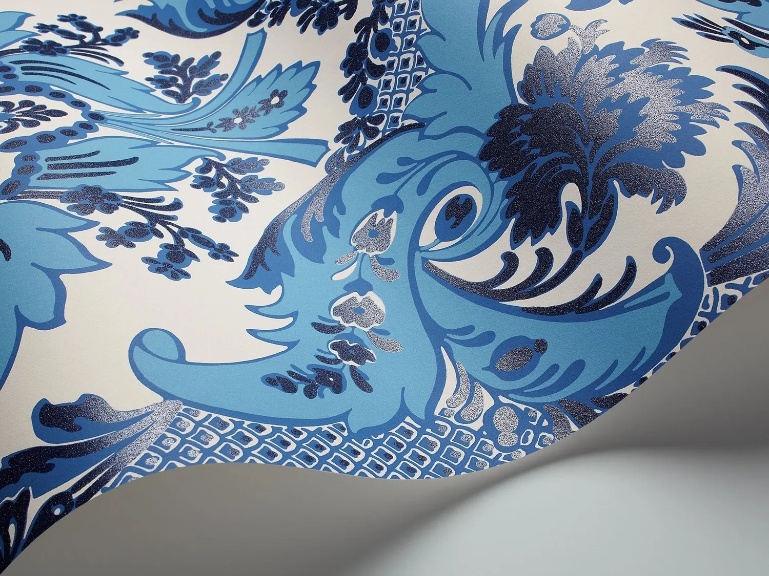 Cole&Son Albemarle Aldwych Tapetenmuster Rokoko-Damast