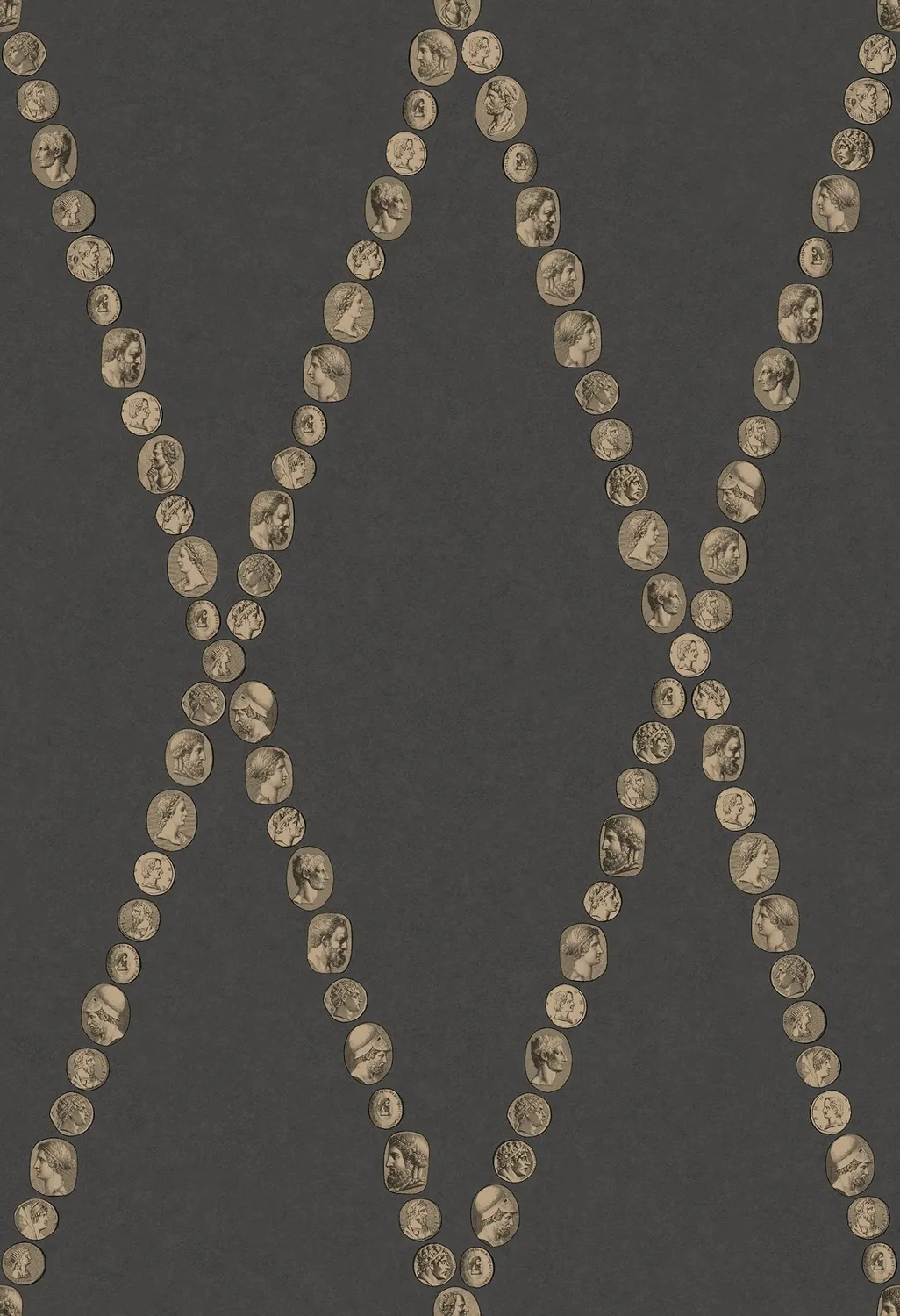 Cole & Son Fornasetti Cammei Tapetenmuster Kameen