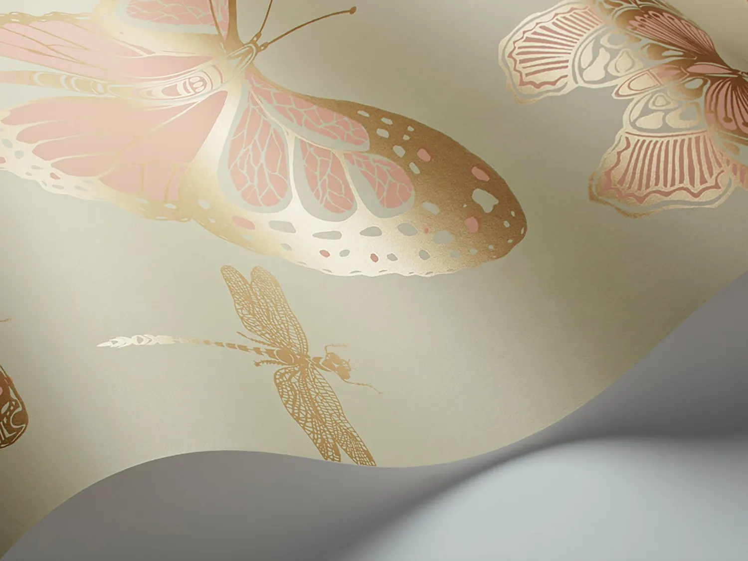 Cole&Son Butterflies Dragonflies Tapetenmuster Schmetterling