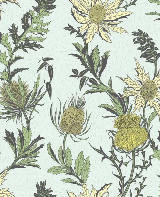 Cole & Son Thistle Tapete Blütenranke