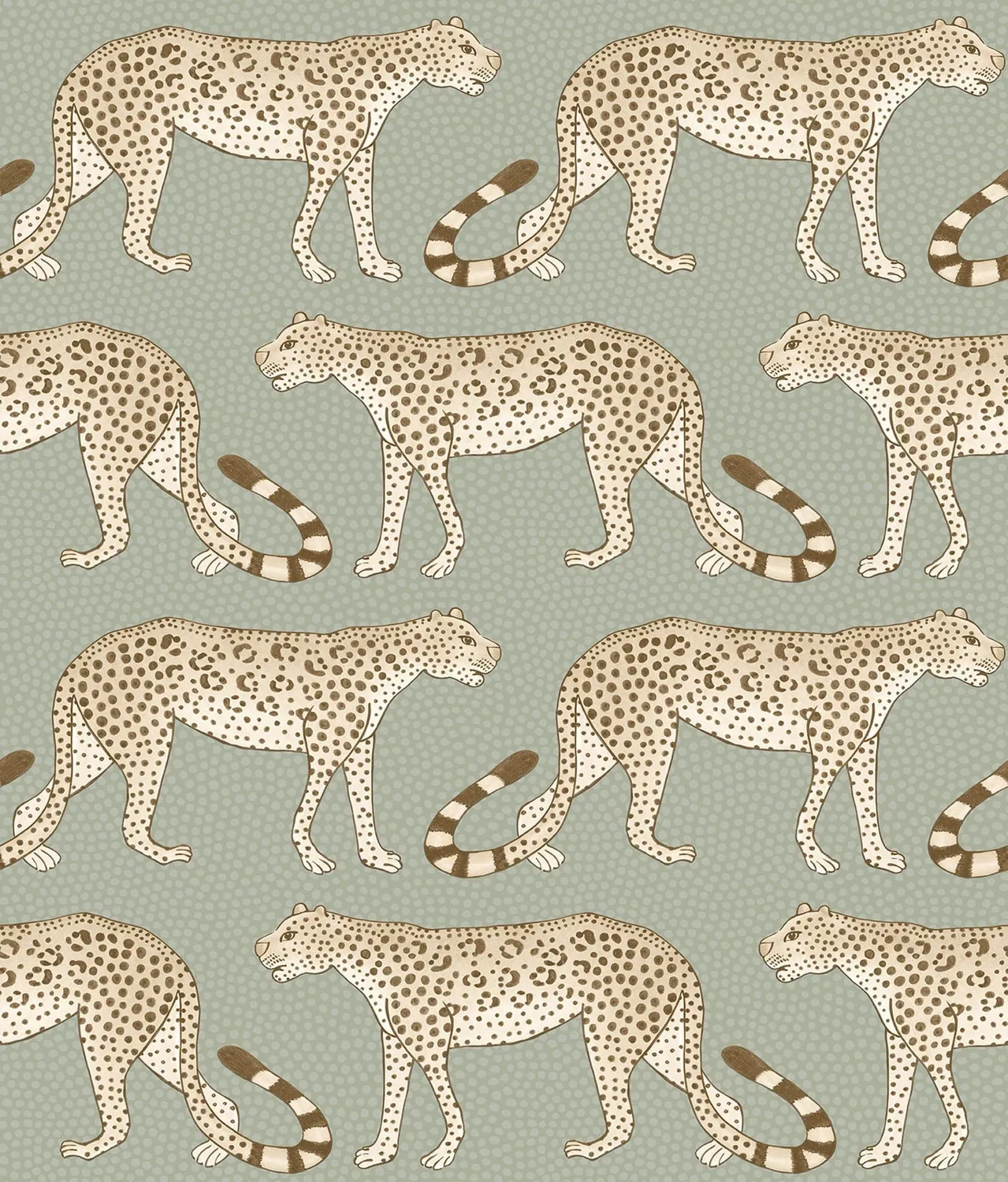 Cole & Son Leopard Walk Tapete Leoparden