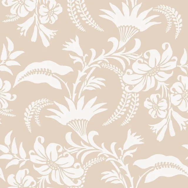 Cole & Son Cranley Tapete Tigerlilien einfarbig