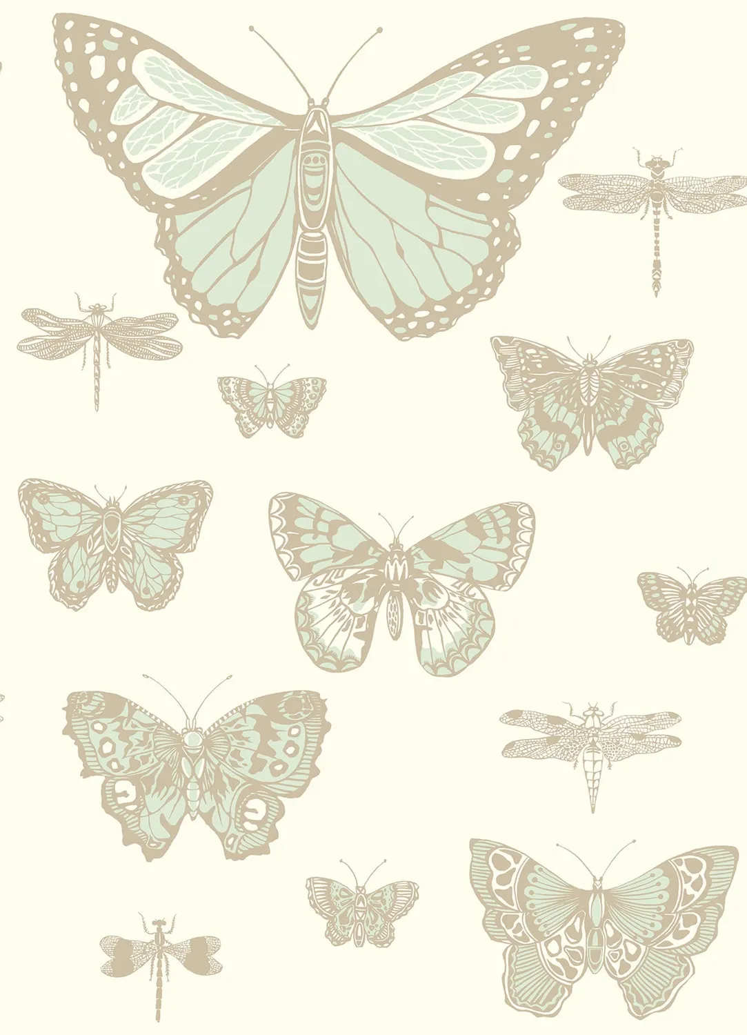 Cole&Son Butterflies Dragonflies Tapetenmuster Schmetterling