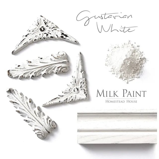 Fusion Mineral Paint Gustavianisches Weiß Milchfarbe