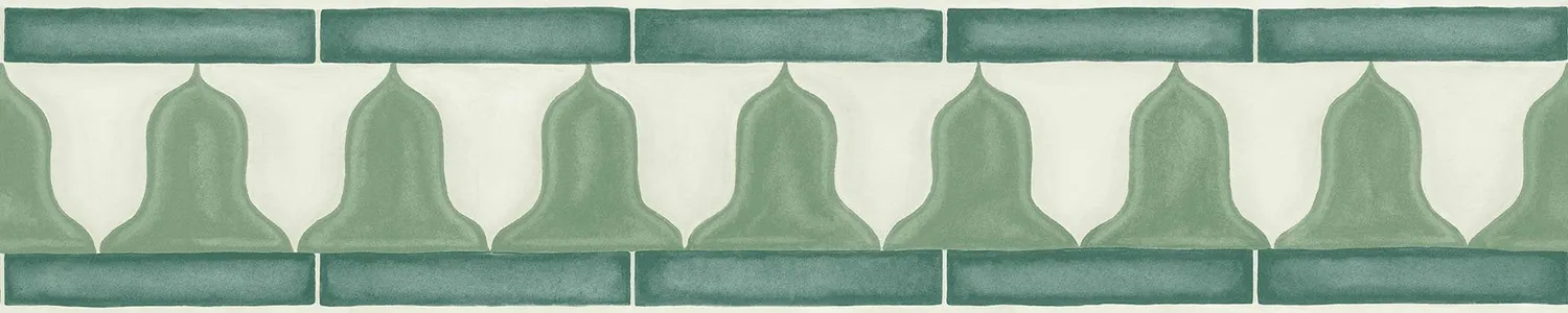 Cole & Son Zellige Border Tapetenmuster Bordüre