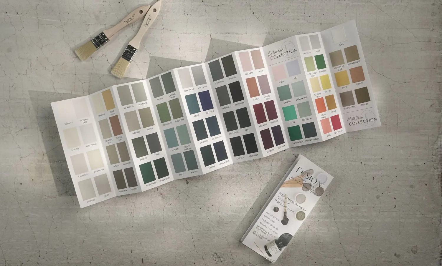 Fusion Mineral Paint Farbkarte Original-Farbtöne