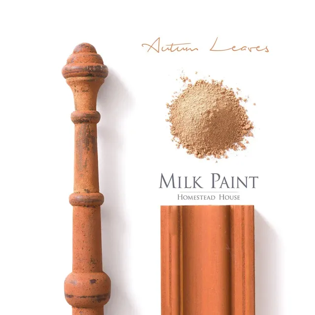 Homestead House Herbstlaub Milchfarbe rostorange