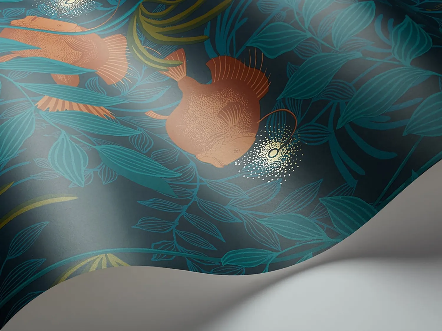 Cole&Son Nautilus Sample Tapetenmuster Unterwasserwelt