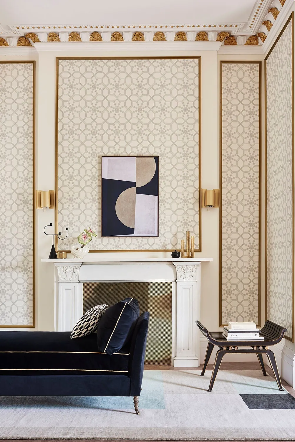 Cole&Son Wolsey Stars Tapete geometrisch Sterne