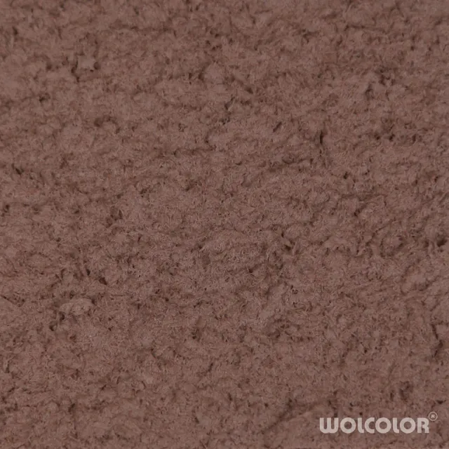 Wolcolor Dunkelbraun Baumwollputz für Akzentwände