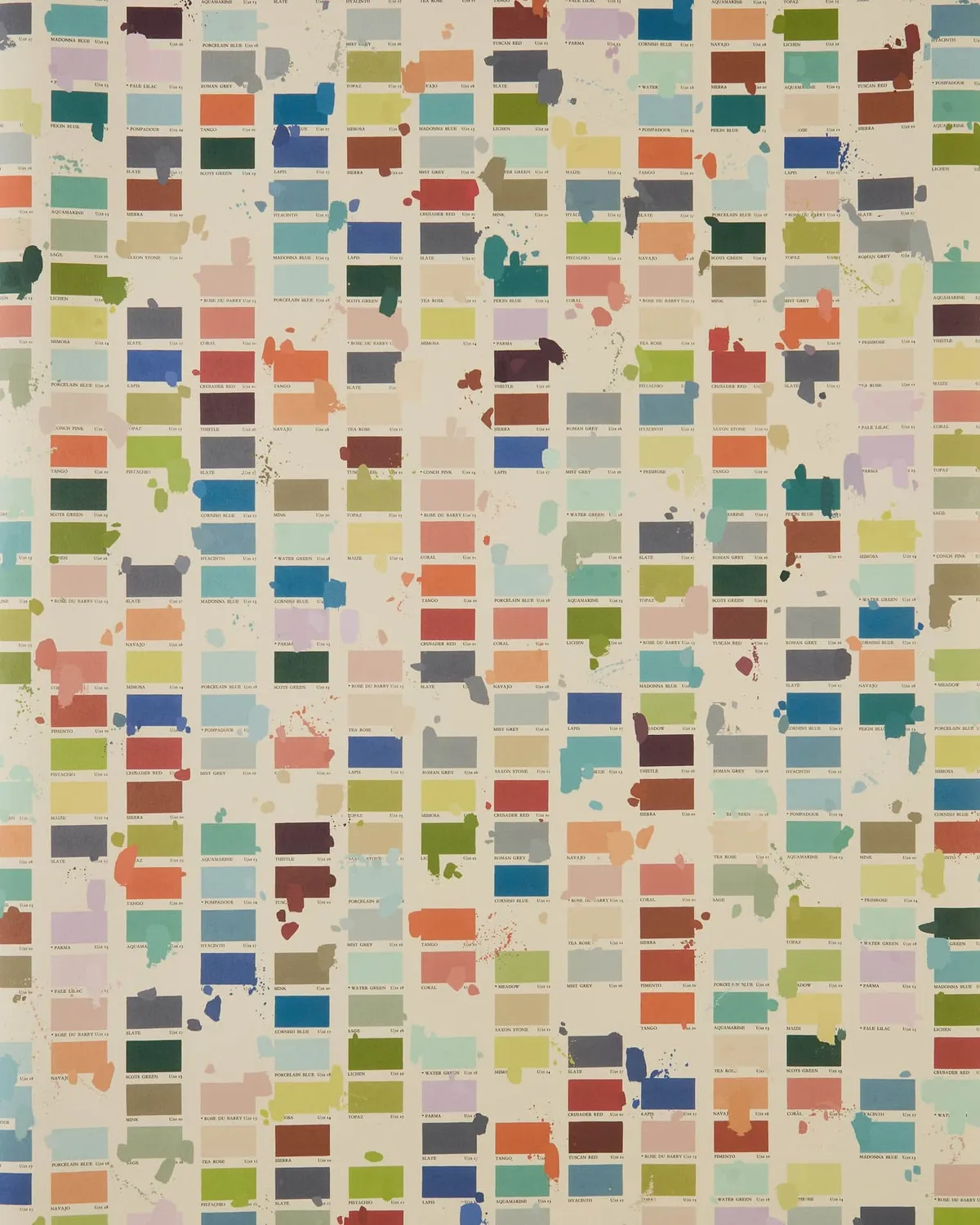 Cole & Son Coles Colour Card Tapetenmuster Farbkachel