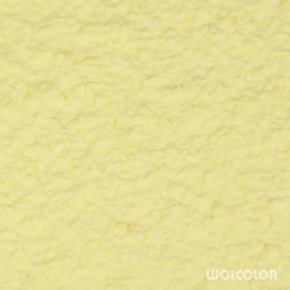Wolcolor Classic Fresh Yellow II Baumwollputz leuchtendes Gelb