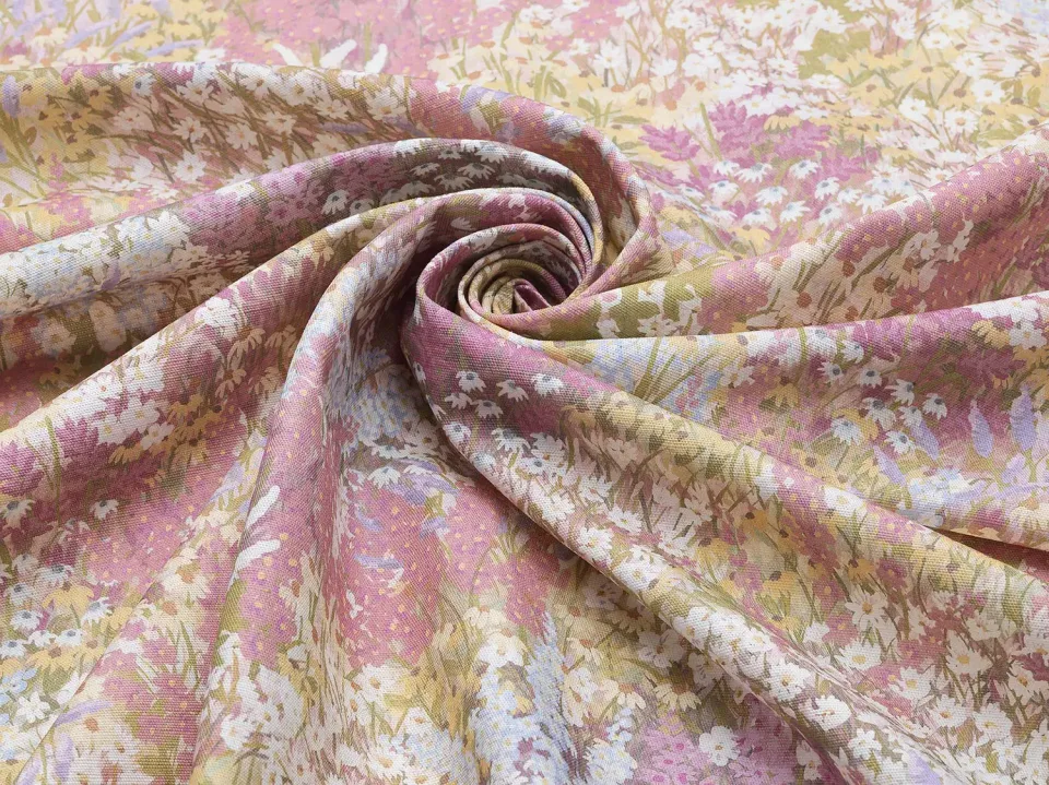 Cole&Son Petite Fleur Stoffmuster Leinenunion