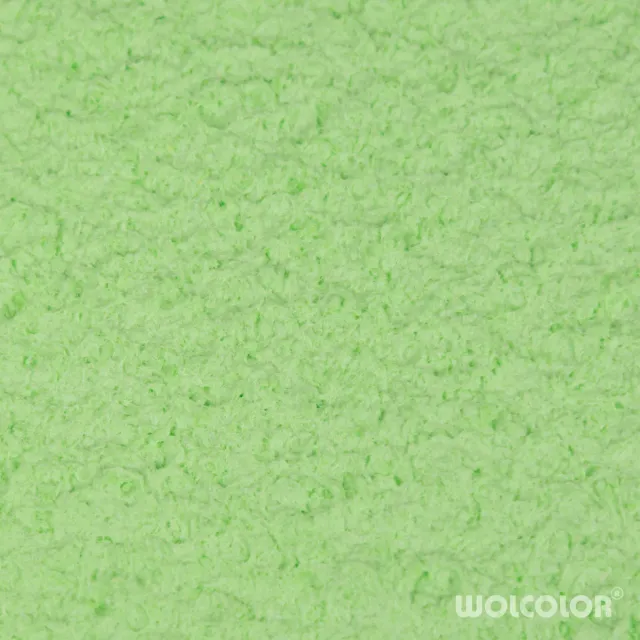 Wolcolor Classic Fresh Green III Baumwollputz kräftiges Grün