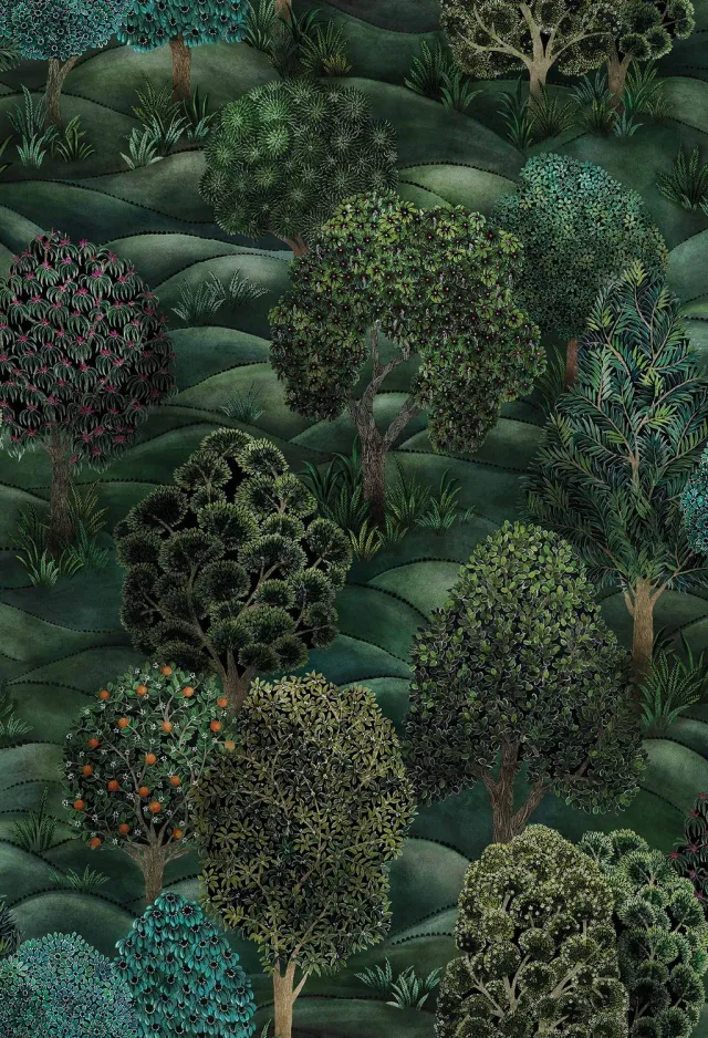 Cole & Son Forest Tapete Waldmotiv