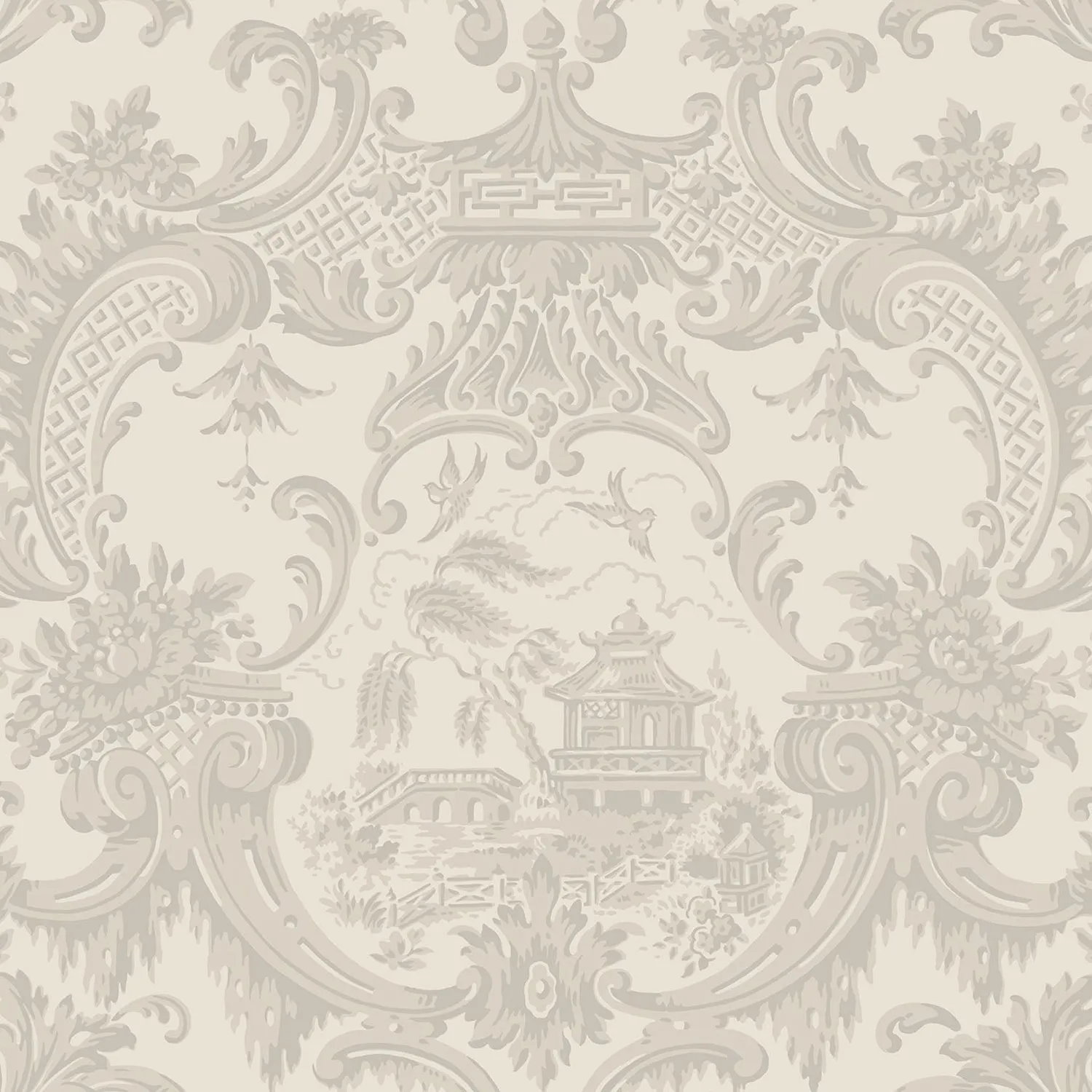 Cole & Son Chippendale China Tapete Toile de Jouy