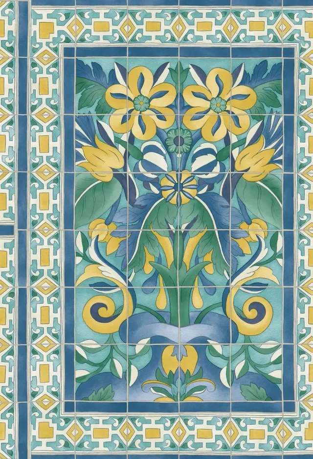Cole & Son Seville Triana Tapete Fliesenoptik