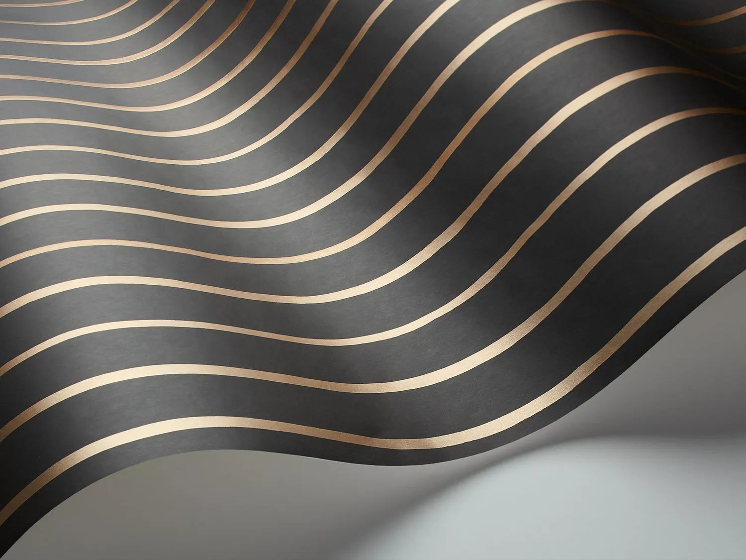 Cole & Son College Stripe Tapetenprobe Streifenmotiv