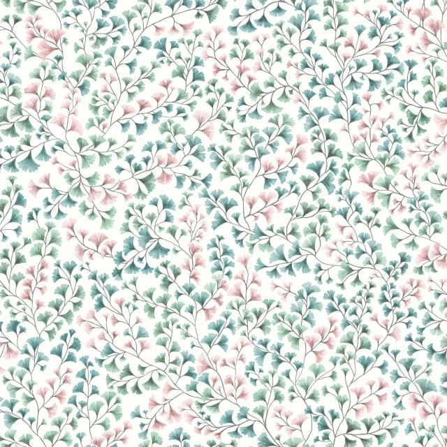 Cole & Son Maidenhair Tapete Ginkgo Aquarell