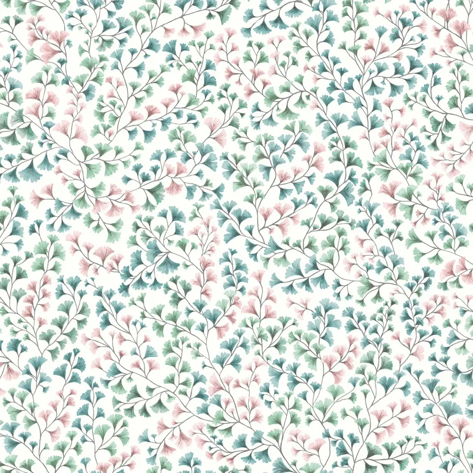 Cole & Son Maidenhair Tapete Ginkgo Aquarell