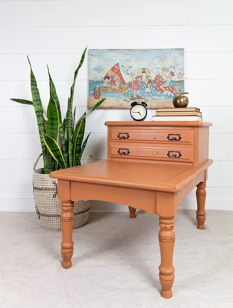 Homestead House Herbstlaub Milchfarbe rostorange