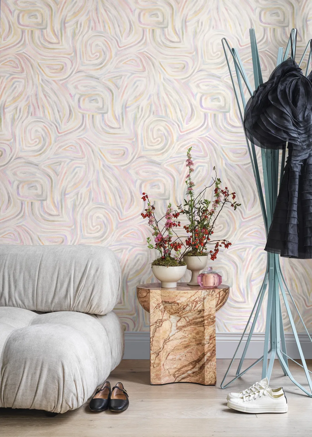 Cole & Son Kawakubo Tapetenmuster abstrakt