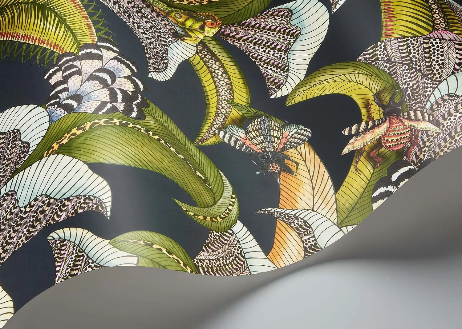 Cole&Son Hoopoe Leaves Tapete Vlies botanisch