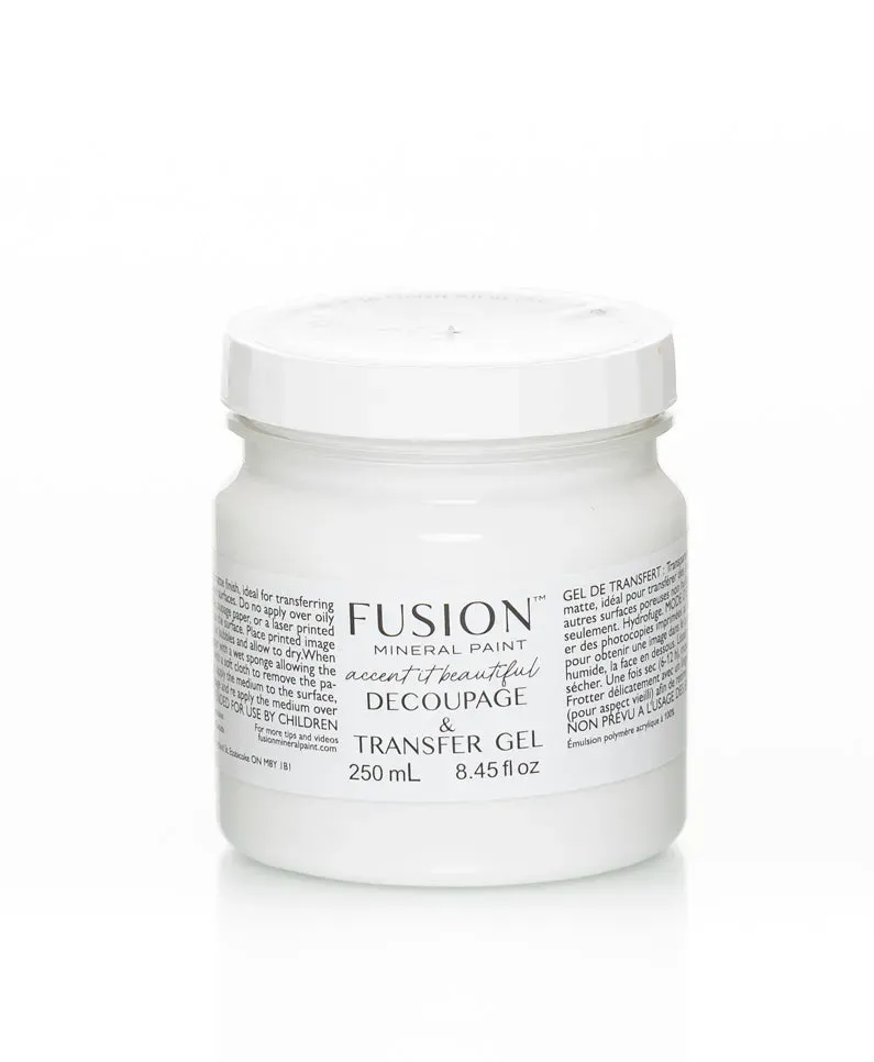 Fusion Mineral Paint Decoupage- und Transfergel Gel matt