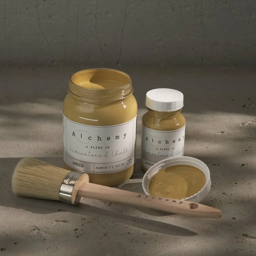 Fusion Alchemy Bernstein Kreidefarbe Antikgold