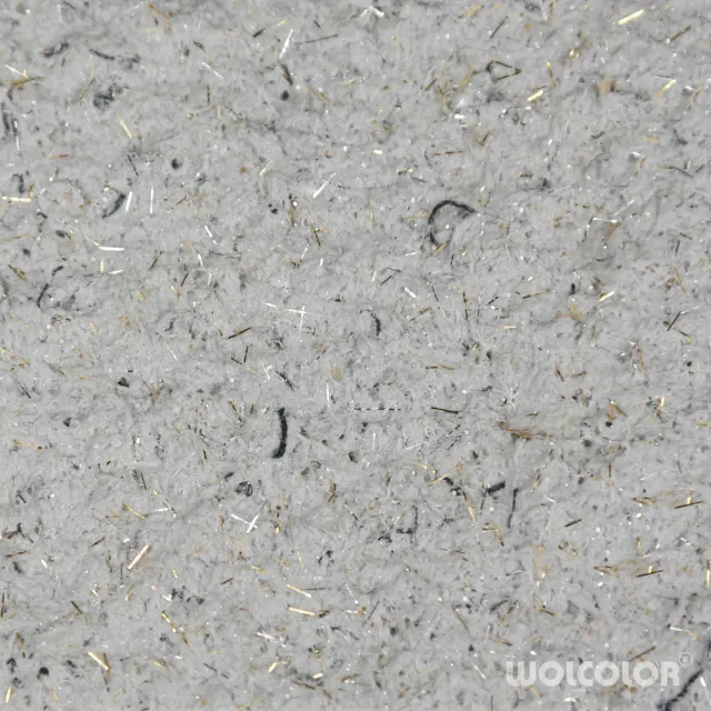 Wolcolor Classic Paris Baumwollputz Grau mit Glitzer