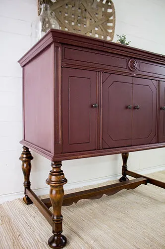 Fusion Mineral Paint Preiselbeere Milchfarbe Burgunderrot