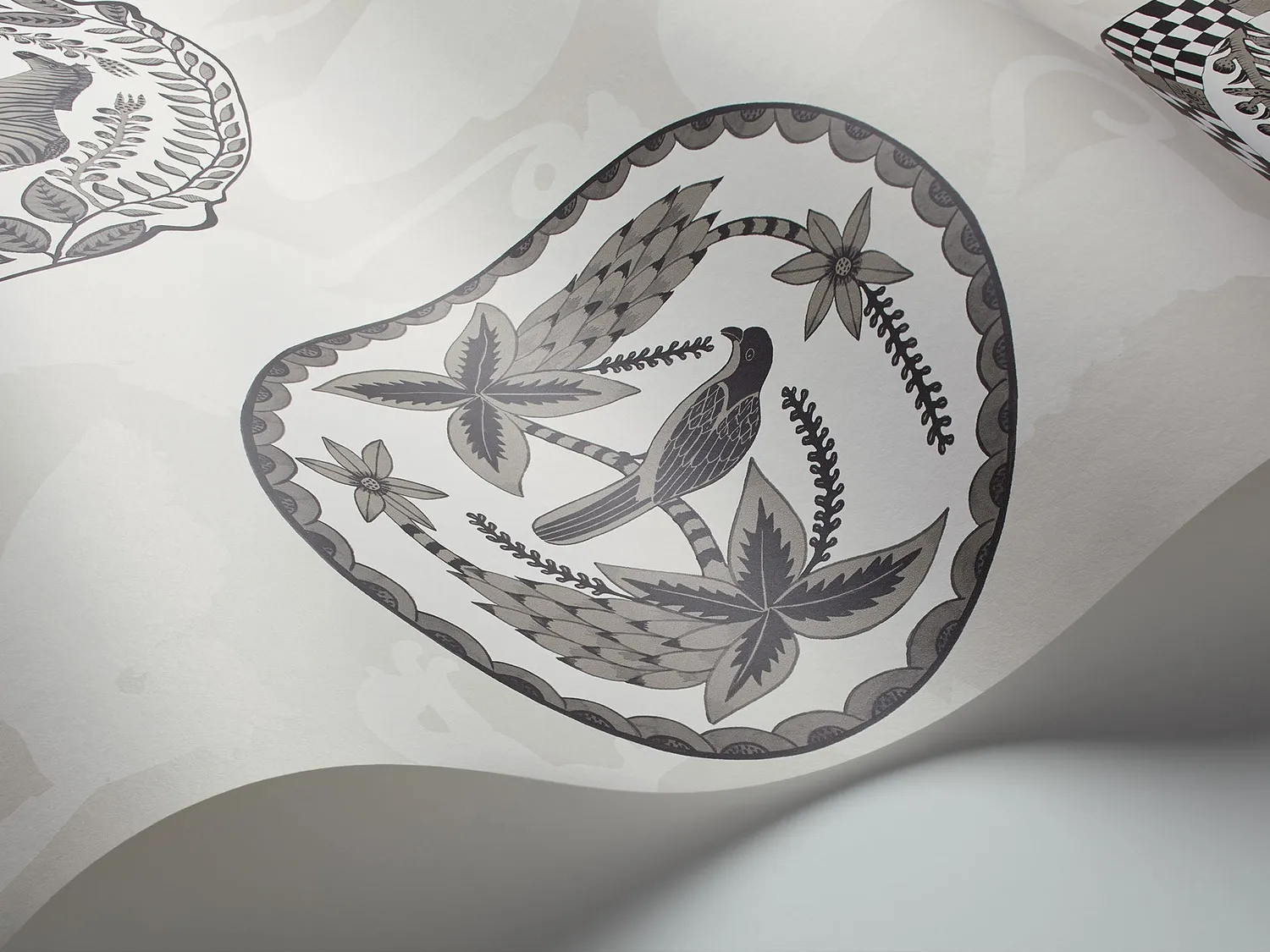 Cole & Son Matrinah Tapetenmuster Tierornament