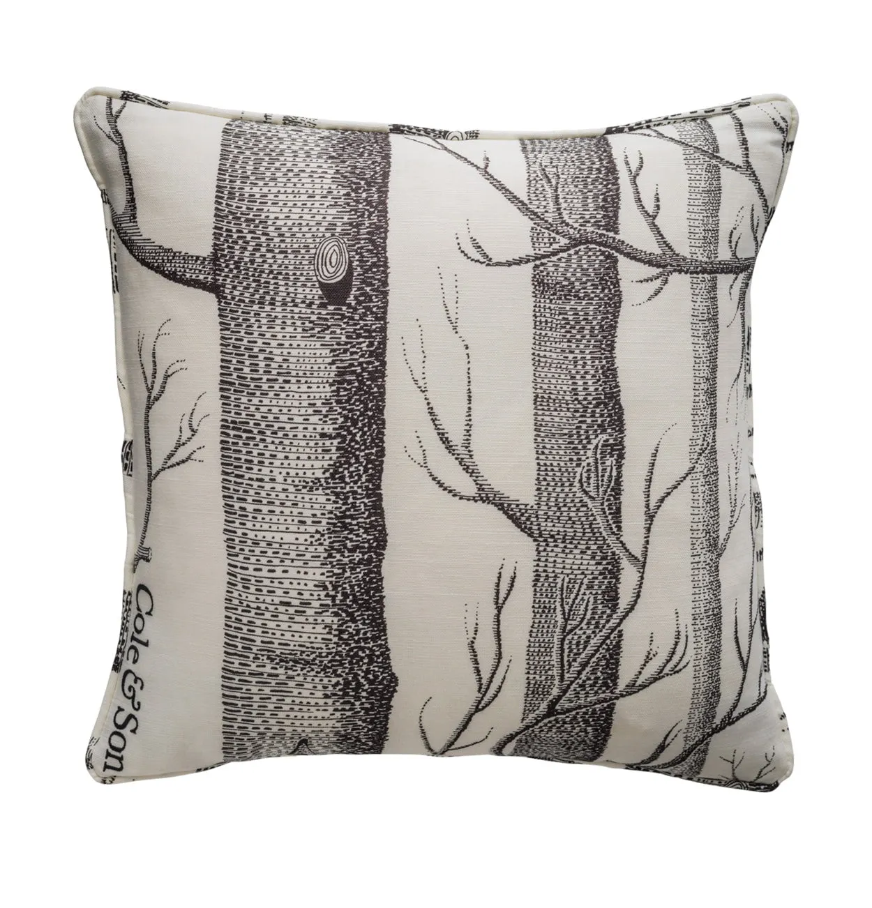 Cole & Son Woods Leinen-Union-Kissen Waldmotiv