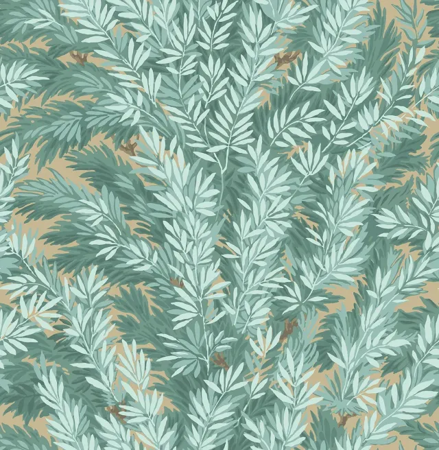 Cole&Son Florencecourt Tapete Muster Blattwerk