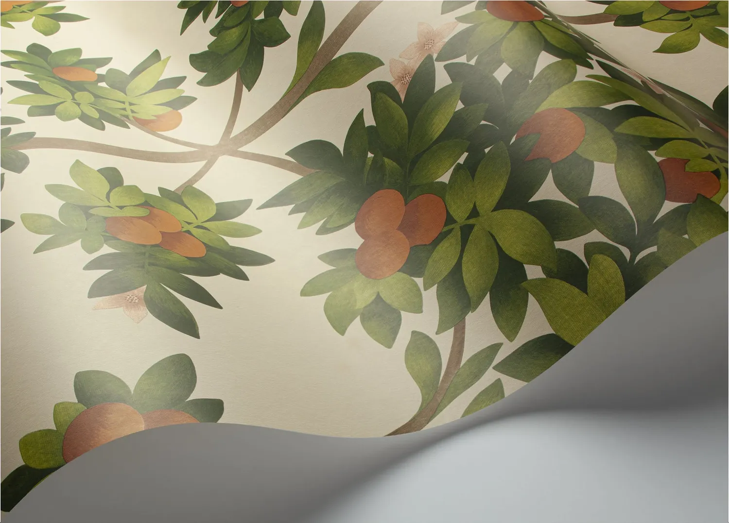 Cole&Son Orange Blossom Muster Tapete Orangenmotiv