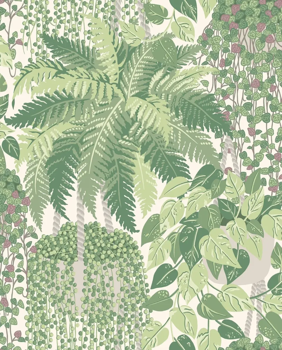 Cole&Son Fern Tapete botanisch Blätter