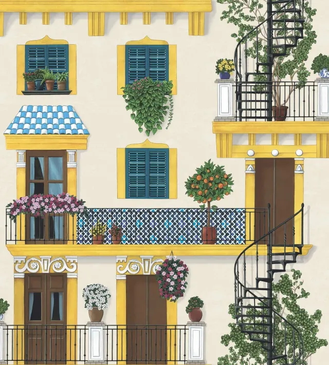 Cole & Son Alfaro Tapetenmuster Sevilla