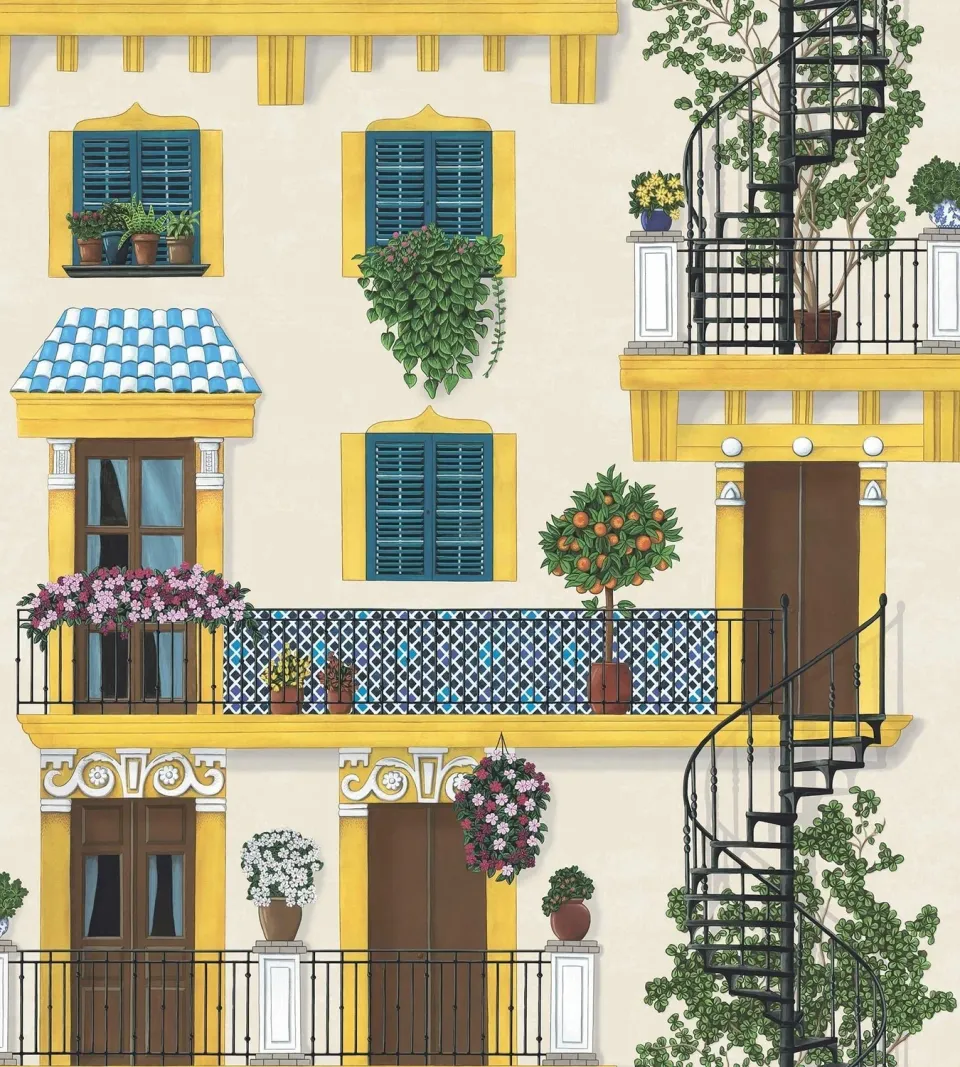 Cole & Son Alfaro Tapetenmuster Sevilla