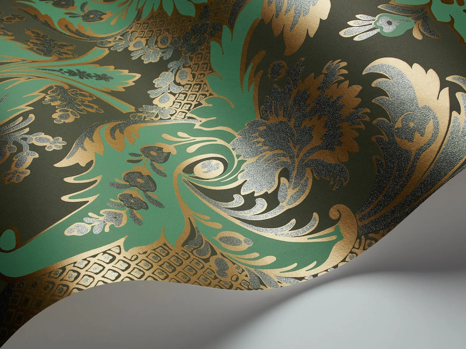 Cole&Son Albemarle Aldwych Tapetenmuster Rokoko-Damast