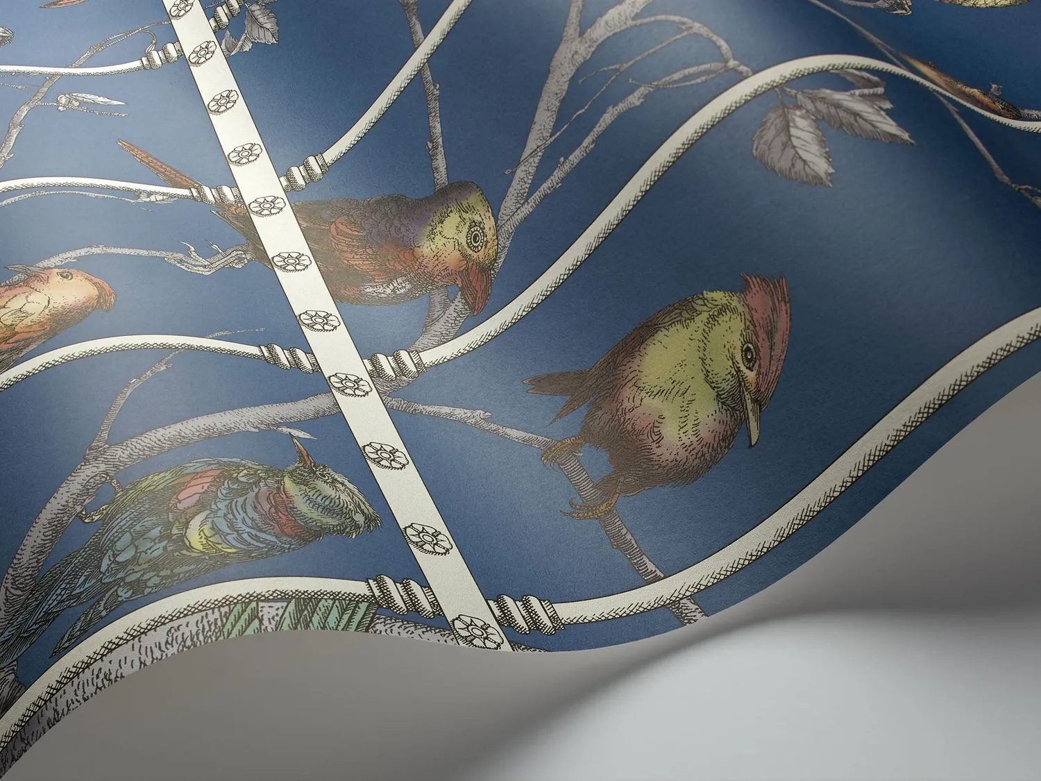 Cole&Son Uccelli Tapete Paneel Vogelmotiv