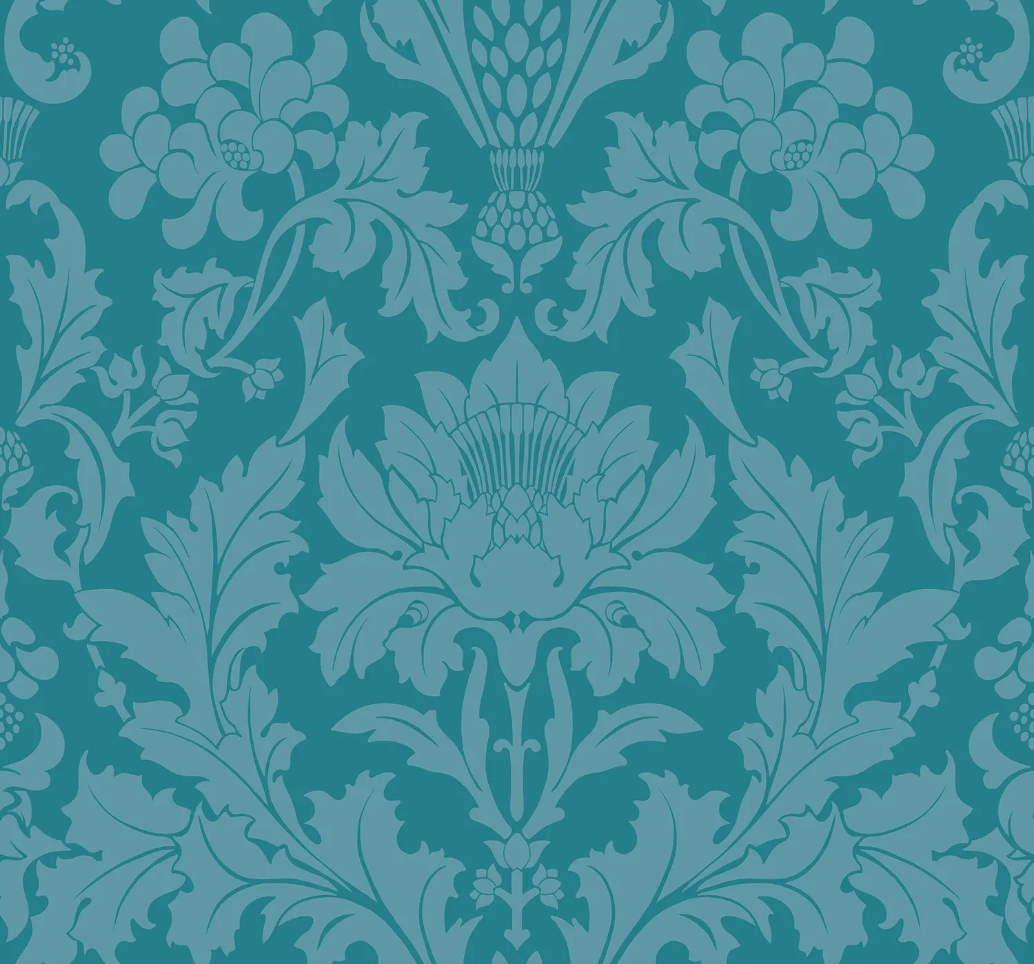 Cole&Son Fonteyn Tapete Damastmuster matt