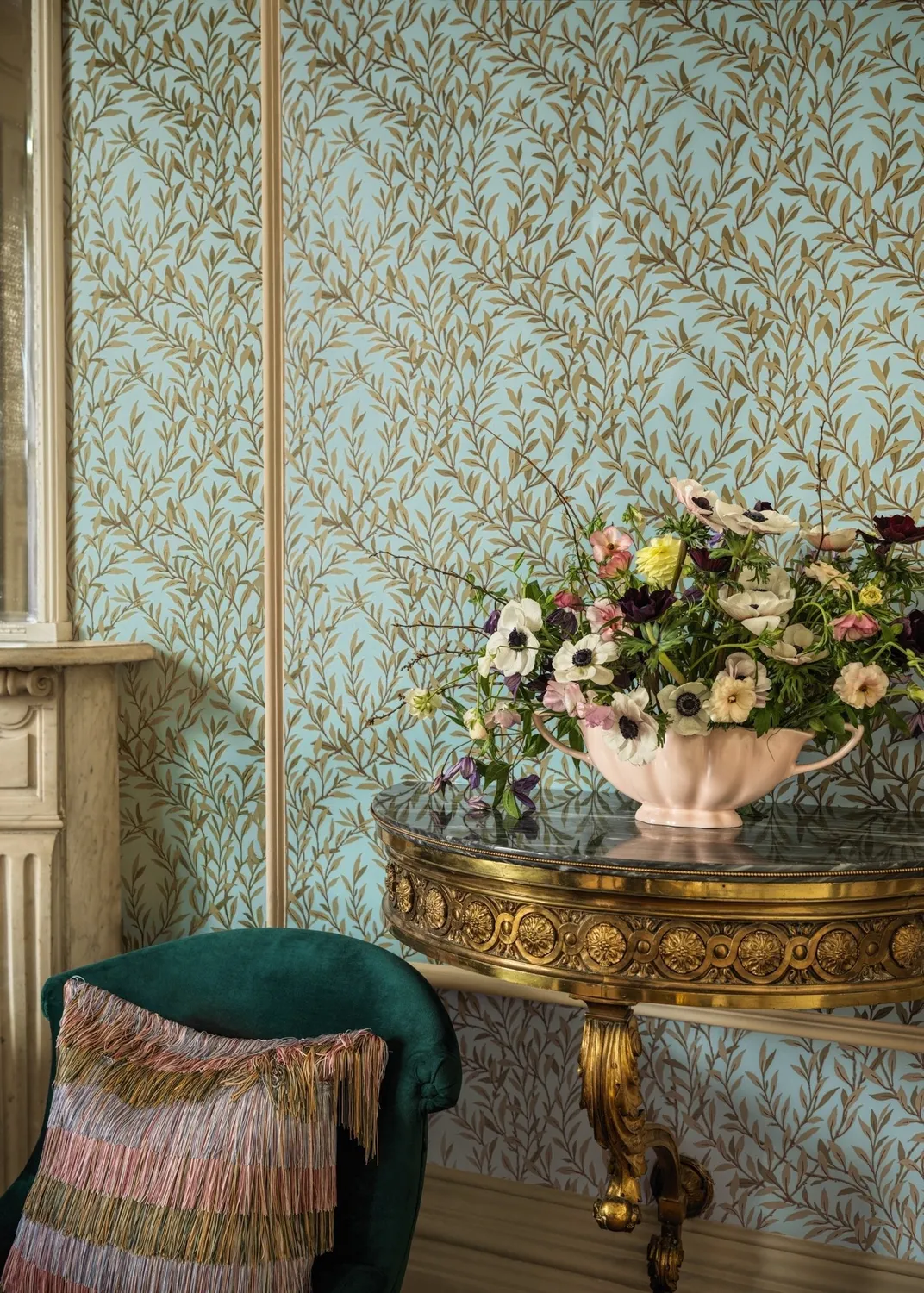 Cole & Son Willow Branch Vliestapete Damast botanisch
